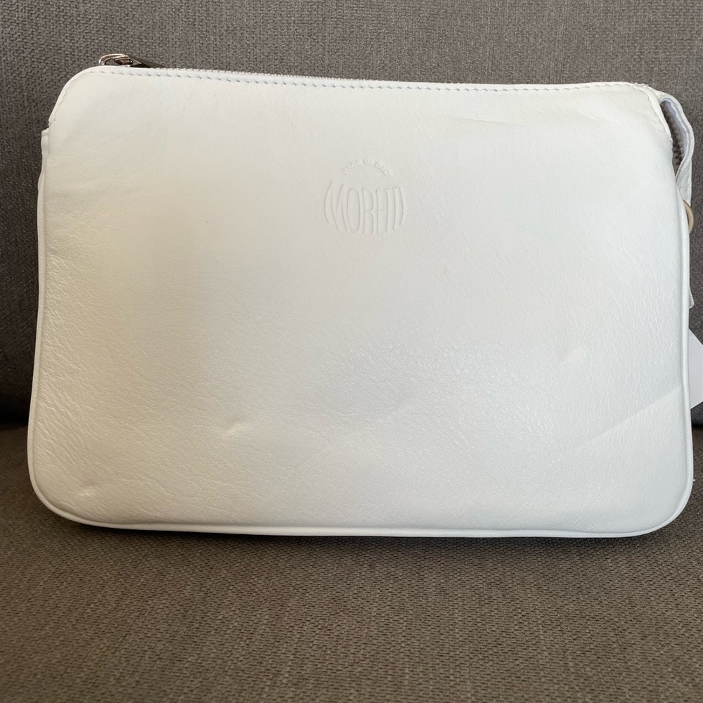 White leather purse from Italy